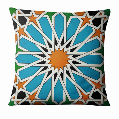 Retro Ikar mintás nyomtatott párna dekoratív párna amerikai párnahuzat Almofadas Decorativas para kanapé díszpárna 45*45cm