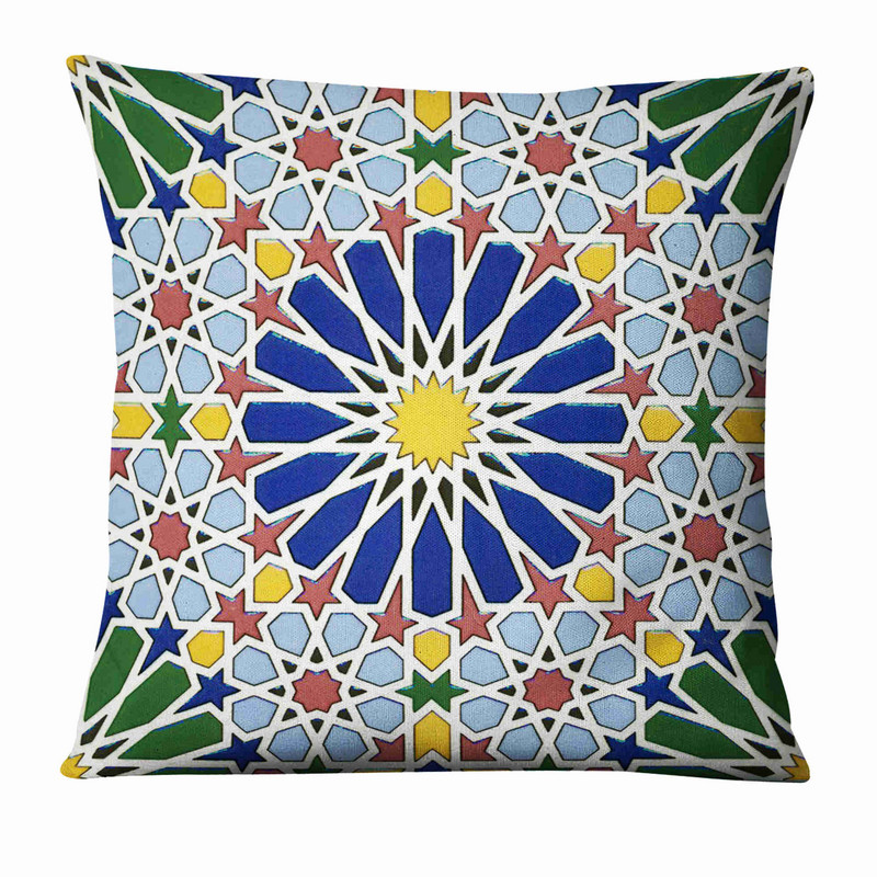 Retro Ikar mintás nyomtatott párna dekoratív párna amerikai párnahuzat Almofadas Decorativas para kanapé díszpárna 45*45cm
