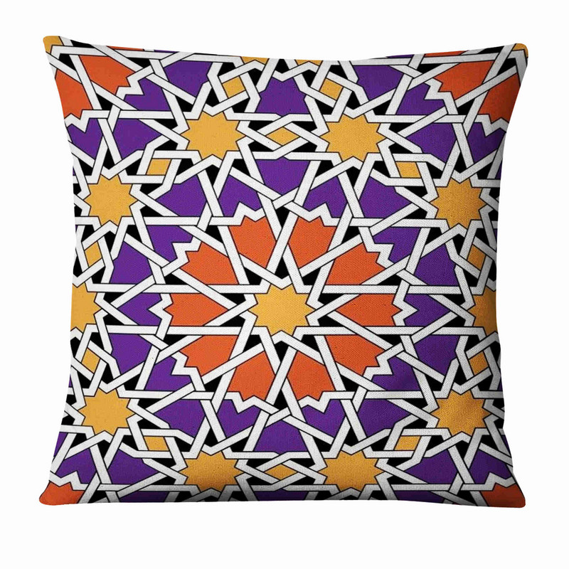 Retro Ikar mintás nyomtatott párna dekoratív párna amerikai párnahuzat Almofadas Decorativas para kanapé díszpárna 45*45cm