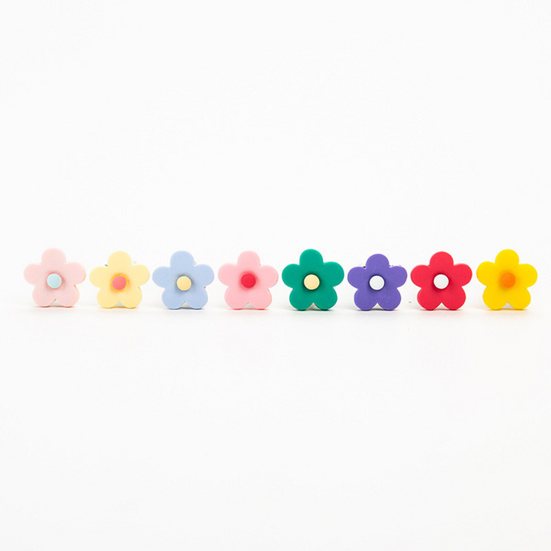 4db New Daisy Flower autós légfrissítő kimenet Színes parfüm dekoráció légtelenítő klip Auto Fragrance autó belső kiegészítők