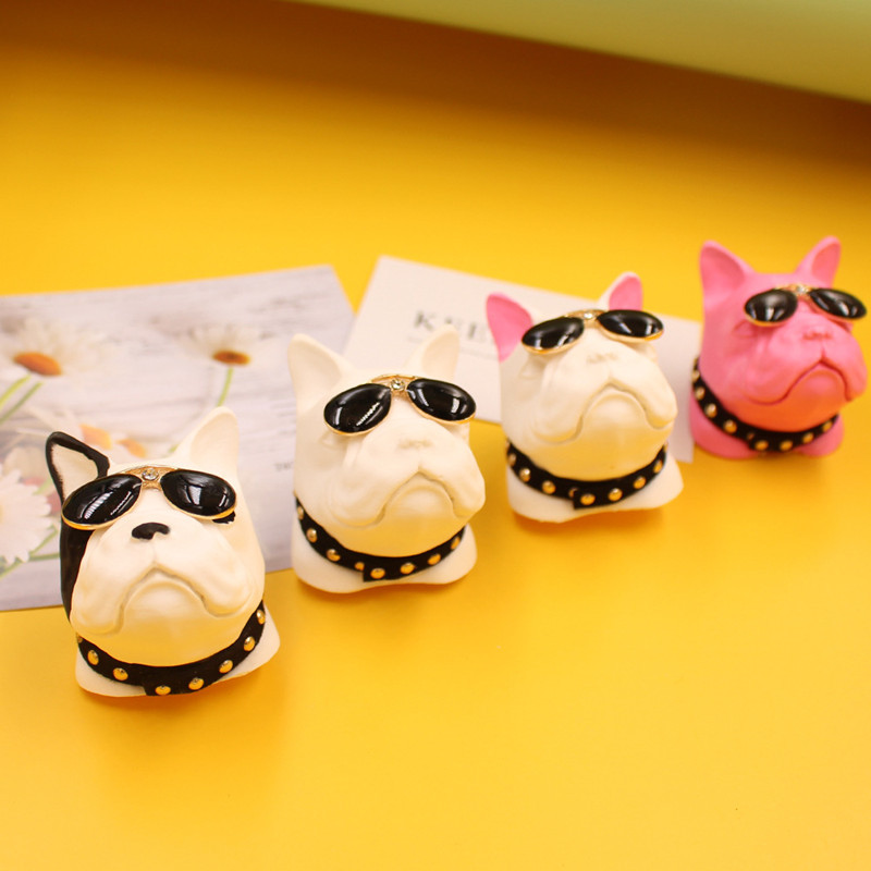 Mașină Aromaterapie Priză aer Clip Difuzor de parfum Piatră Cap de câine Metoda Bulldog Moda Ornamente decorative