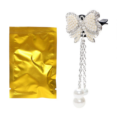 Parfem za automobil Privjesak Osvježivač zraka Čvrsti miris Slatki kristalni perli u obliku leptira Stezaljka za ventilaciju Ukrasni dodaci za automobile