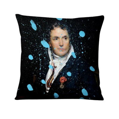 Klasična figura Skulptura Tiskana jastučnica Jastuk apstraktne uljane boje Ukrasni jastuk Kućni dekor Jastuk za kauč 45*45 cm