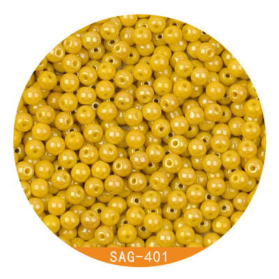 4 mm Uniformna veličina Dodajte uljane staklene kuglice šarm za DIY narukvicu Izrada nakita Dodaci za šivanje