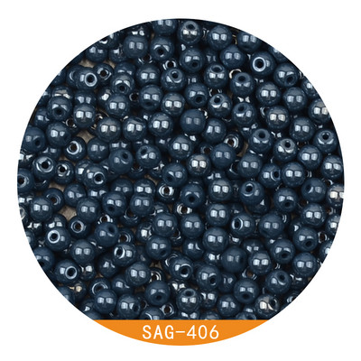 4 mm Uniformna veličina Dodajte uljane staklene kuglice šarm za DIY narukvicu Izrada nakita Dodaci za šivanje