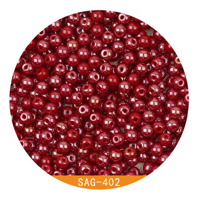 4 mm Uniformna veličina Dodajte uljane staklene kuglice šarm za DIY narukvicu Izrada nakita Dodaci za šivanje