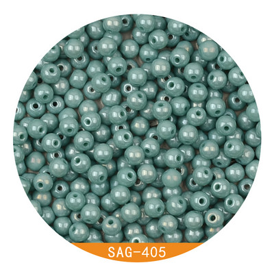 4 mm Uniformna veličina Dodajte uljane staklene kuglice šarm za DIY narukvicu Izrada nakita Dodaci za šivanje