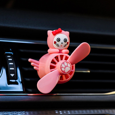 Odorizante auto Avashin Pilot Accesorii auto Difuzor de parfum interior Dispozitiv de ieșire cu elice rotative Design magnetic de parfum