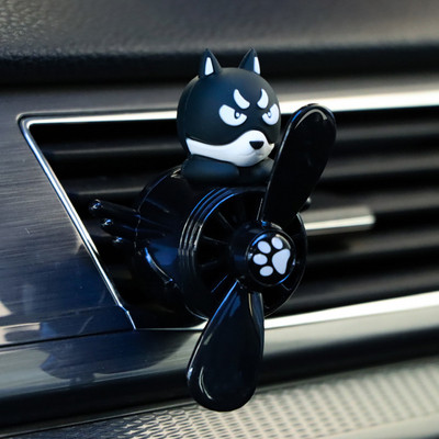Odorizante auto Avashin Pilot Accesorii auto Difuzor de parfum interior Dispozitiv de ieșire cu elice rotative Design magnetic de parfum