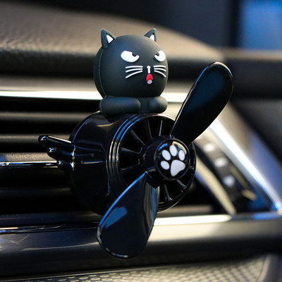 Odorizante auto Avashin Pilot Accesorii auto Difuzor de parfum interior Dispozitiv de ieșire cu elice rotative Design magnetic de parfum
