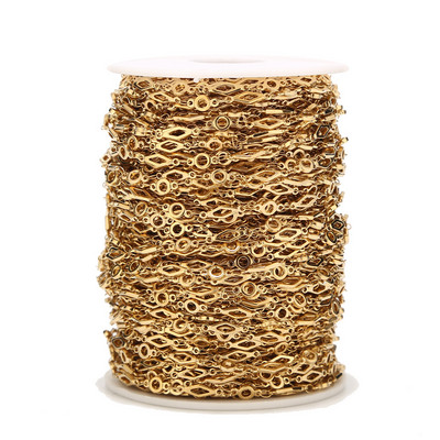 1 metar Zlatna zvijezda od nehrđajućeg čelika Ručno izrađen lančić za žene Choker Narukvica Ogrlica Izrada nakita