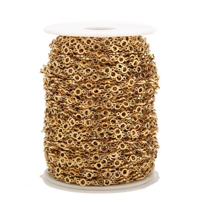 1 metar Zlatna zvijezda od nehrđajućeg čelika Ručno izrađen lančić za žene Choker Narukvica Ogrlica Izrada nakita