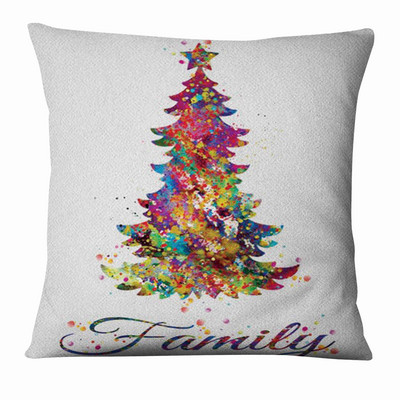 Zen Yoga Art Slika u vodenim bojama Tiskana jastučnica Dekoracija kućnog jastuka Almofadas Decorativas Para Sofa Jastuk za bacanje 45*45