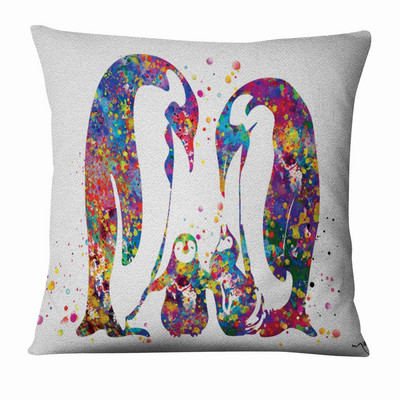 Zen Yoga Art Slika u vodenim bojama Tiskana jastučnica Dekoracija kućnog jastuka Almofadas Decorativas Para Sofa Jastuk za bacanje 45*45