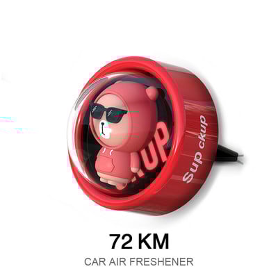 72 KM Auto gaisa atsvaidzinātājs Attīrītājs Hoodies Bear Auto Accesorios Salona smaržu difuzors Pilot Rotating Propeller Outlet Fragrance