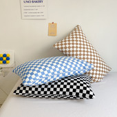 48x74cm šahovnica jastučnica krevet jastučnice standardna jastučnica posteljina spavaća soba više veličina izbor (bez punila)