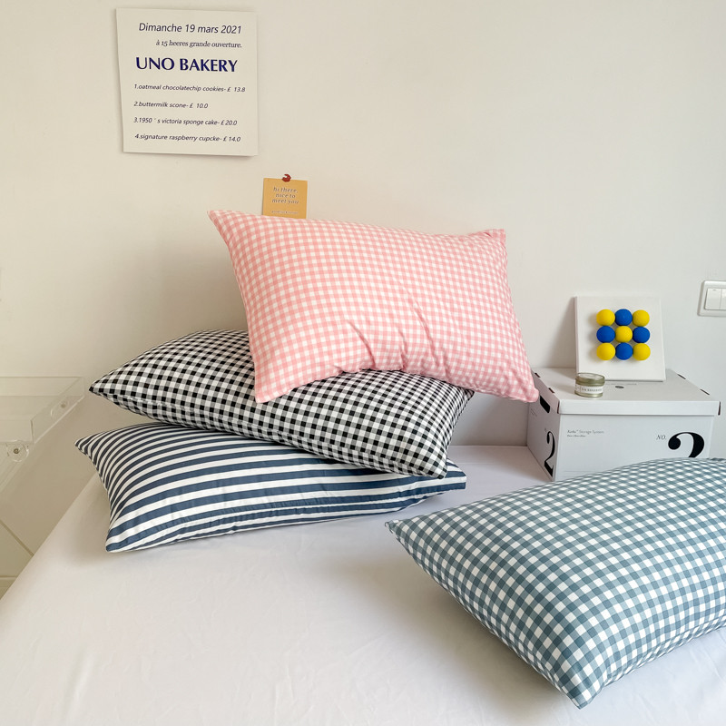 48x74cm šahovnica jastučnica krevet jastučnice standardna jastučnica posteljina spavaća soba više veličina izbor (bez punila)