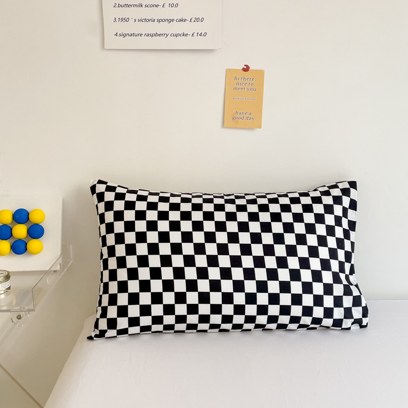 48x74cm šahovnica jastučnica krevet jastučnice standardna jastučnica posteljina spavaća soba više veličina izbor (bez punila)