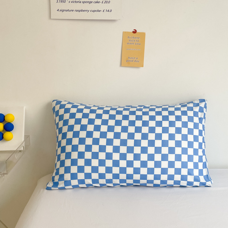 48x74cm šahovnica jastučnica krevet jastučnice standardna jastučnica posteljina spavaća soba više veličina izbor (bez punila)