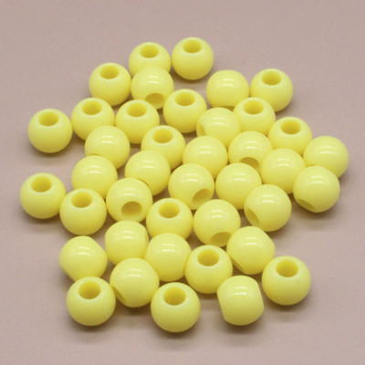 8/10 mm crne okrugle kuglaste razmaknice s velikom rupom za izradu nakita DIY dodaci za nakit