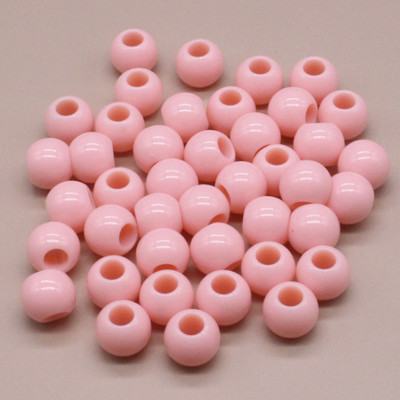 8/10 mm crne okrugle kuglaste razmaknice s velikom rupom za izradu nakita DIY dodaci za nakit