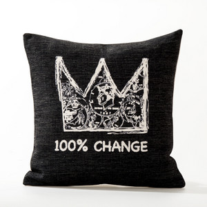 Jastuk s američkim grafitima, crtana geometrija, jastučnica, ukrasni ukras za dom, jastučnica za uredski kauč