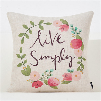 Jastuk navlaka za jastuk cvijet biljka uredski lumbalni jastuk kauč jastuk jastučnica navlaka za uređenje dnevne sobe