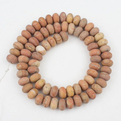 Prirodni mat kamen Rondelle Spacer perle Tirkizni agati Kvarcni mineral Abakus perle za izradu nakita Ručno izrađena narukvica Diy