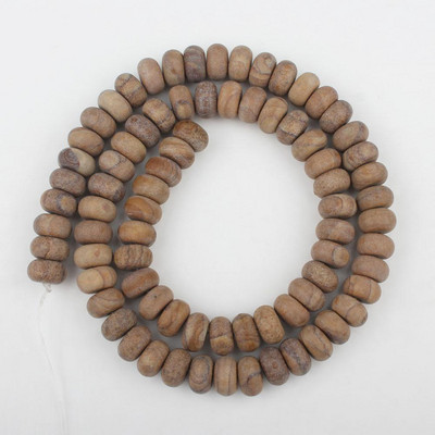 Prirodni mat kamen Rondelle Spacer perle Tirkizni agati Kvarcni mineral Abakus perle za izradu nakita Ručno izrađena narukvica Diy