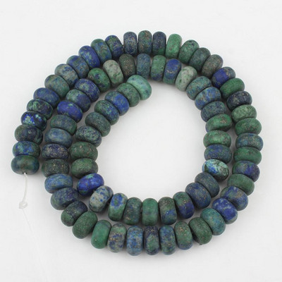 Prirodni mat kamen Rondelle Spacer perle Tirkizni agati Kvarcni mineral Abakus perle za izradu nakita Ručno izrađena narukvica Diy