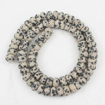 Prirodni mat kamen Rondelle Spacer perle Tirkizni agati Kvarcni mineral Abakus perle za izradu nakita Ručno izrađena narukvica Diy