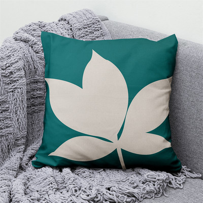 Flower Plant Leaf Birds Párnahuzat Poliészter vászon dekoratív párnahuzat Kanapépárnák Otthoni szoba Autó dekoráció Dobó párnahuzat