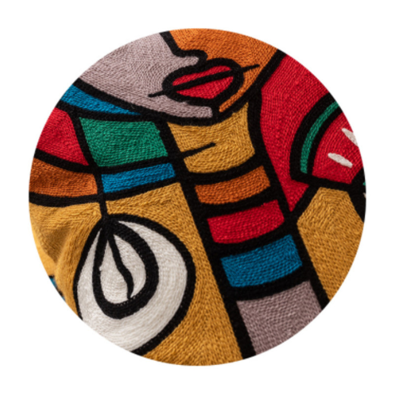 Αφηρημένο κέντημα εκτύπωσης πολυεστέρας Picasso Graffiti Κάλυμμα μαξιλαριού τέχνης ζωγραφικής Μαξιλάρι διακόσμηση σπιτιού Καναπές κρεβατιού αυτοκινήτου για πάρτι