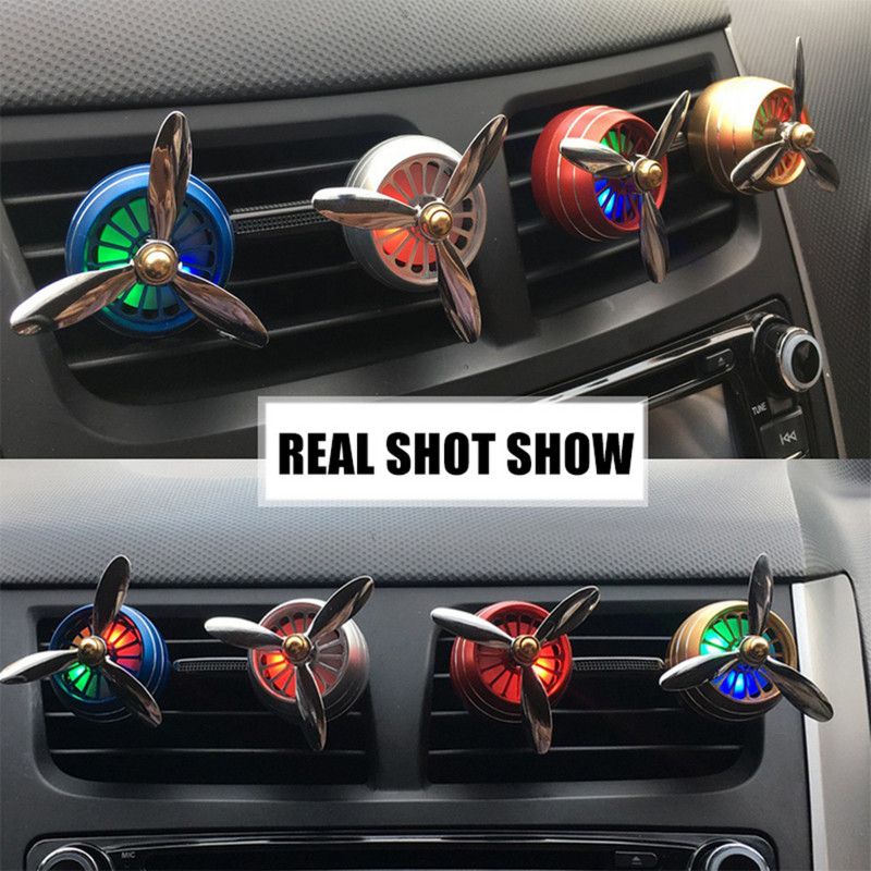 LED Šareni automobilski propeler Odvod zraka Automobilski difuzor Automobilski osvježivač zraka Parfem Automobilska kopča za parfem Dekoracija parfema Dodaci za automobil