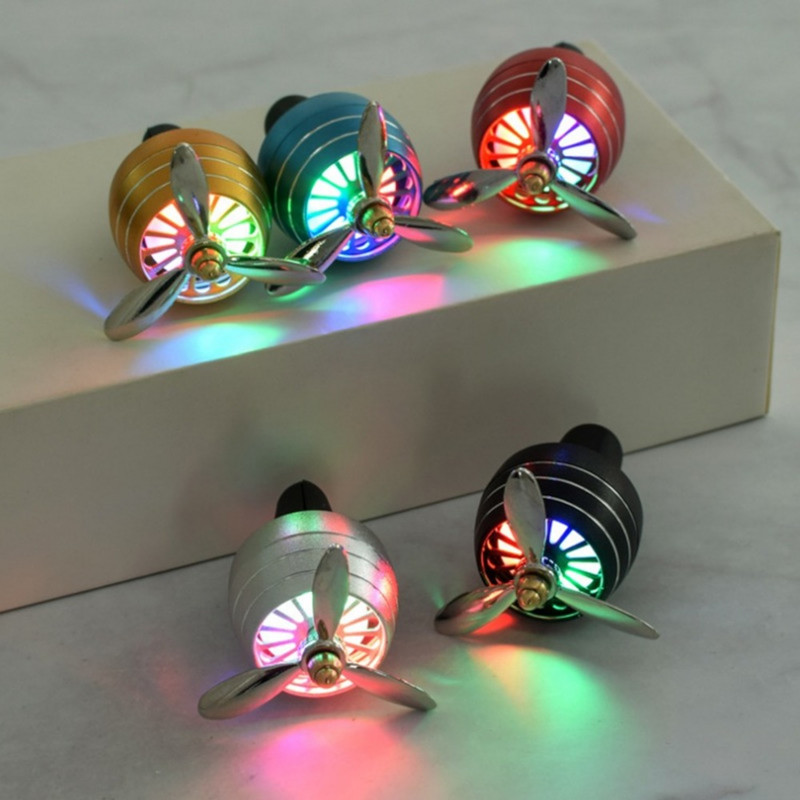 LED Šareni automobilski propeler Odvod zraka Automobilski difuzor Automobilski osvježivač zraka Parfem Automobilska kopča za parfem Dekoracija parfema Dodaci za automobil