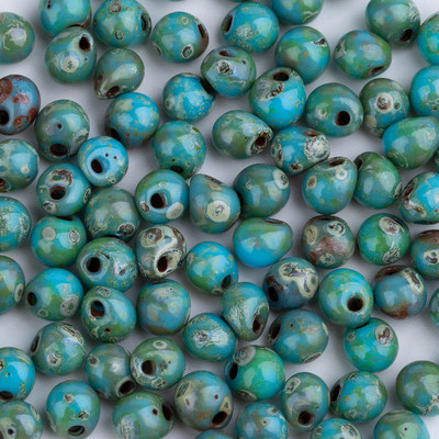 Taidian Miyuki Drop Fringe SeedBead ar rokām darinātām rotaslietām 3,4 mm DP2035 5 grami / partija, apmēram 110 gab.