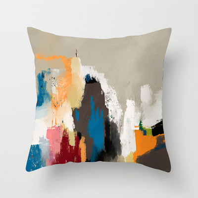 Nordijsko svjetlo, luksuzni kauč s printom, kreativna navlaka za jastuk, apstraktna uljana slika, jastučnica, uređenje doma, posteljina za automobile za zabave