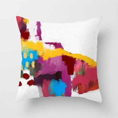 Nordijsko svjetlo, luksuzni kauč s printom, kreativna navlaka za jastuk, apstraktna uljana slika, jastučnica, uređenje doma, posteljina za automobile za zabave