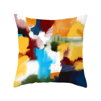 Nordijsko svjetlo, luksuzni kauč s printom, kreativna navlaka za jastuk, apstraktna uljana slika, jastučnica, uređenje doma, posteljina za automobile za zabave