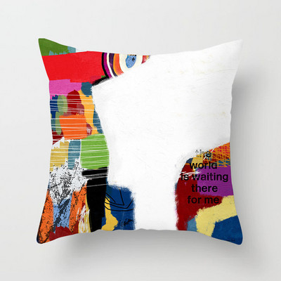 Nordijsko svjetlo, luksuzni kauč s printom, kreativna navlaka za jastuk, apstraktna uljana slika, jastučnica, uređenje doma, posteljina za automobile za zabave