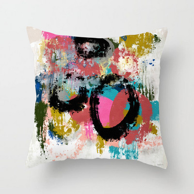 Nordijsko svjetlo, luksuzni kauč s printom, kreativna navlaka za jastuk, apstraktna uljana slika, jastučnica, uređenje doma, posteljina za automobile za zabave