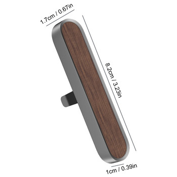 Автомобилен освежител за въздух Лек елиминатор на миризми Щипки за вентилационни отвори на кола с пръстеновиден водач за въздух Магнитен дифузор за етерично масло Авто
