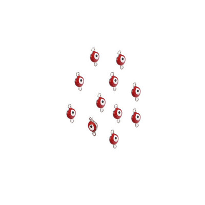 20PCS konektori za privjeske Nehrđajući čelik Zlatni emajl Evil Eyes Privjesci Konektor za narukvicu Gležanj Nakit DIY Izrada rukotvorina