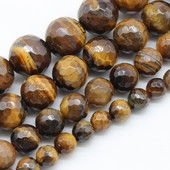 Prirodno fasetirano žuto tigrovo oko kamen okrugle labave perle za izradu nakita DIY narukvica ogrlica 6 8 10 MM Veličina 15"