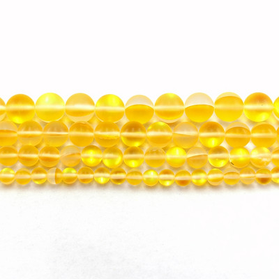 Višebojni mat mjesečev kamen, austrijsko kristalno staklo, okrugle labave perle 6/8/10/12 mm 15 inča za izradu nakita, DIY, ogrlica, narukvica