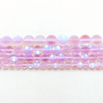 Višebojni mat mjesečev kamen, austrijsko kristalno staklo, okrugle labave perle 6/8/10/12 mm 15 inča za izradu nakita, DIY, ogrlica, narukvica