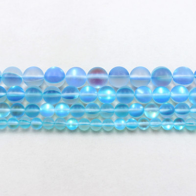 Višebojni mat mjesečev kamen, austrijsko kristalno staklo, okrugle labave perle 6/8/10/12 mm 15 inča za izradu nakita, DIY, ogrlica, narukvica