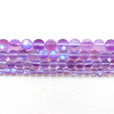 Višebojni mat mjesečev kamen, austrijsko kristalno staklo, okrugle labave perle 6/8/10/12 mm 15 inča za izradu nakita, DIY, ogrlica, narukvica