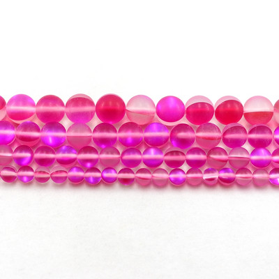 Višebojni mat mjesečev kamen, austrijsko kristalno staklo, okrugle labave perle 6/8/10/12 mm 15 inča za izradu nakita, DIY, ogrlica, narukvica