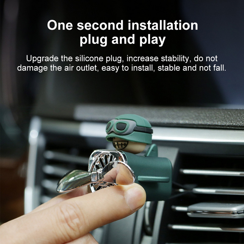 Osvježivač zraka za automobil Pilot Slatki automatski otvor za ventilaciju Otvor za aromaterapiju Dodaci za interijer Propeler Osvježivači zraka Difuzor parfema